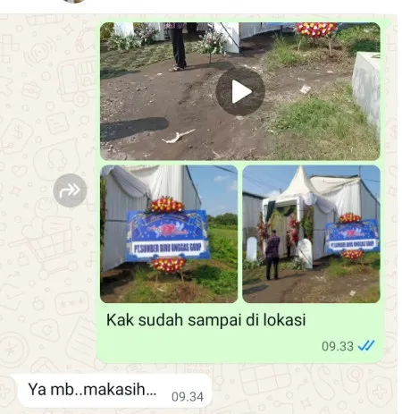 Pengiriman Karangan Bunga Kayu Putih