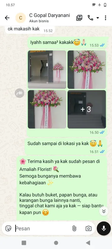 Pengiriman Karangan Bunga Kayu Putih
