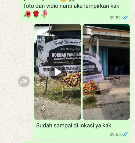 Pengiriman Karangan Bunga Kayu Putih